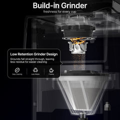 Automatic Drip Coffee Maker with Built-In Grinder & Programmable Timer