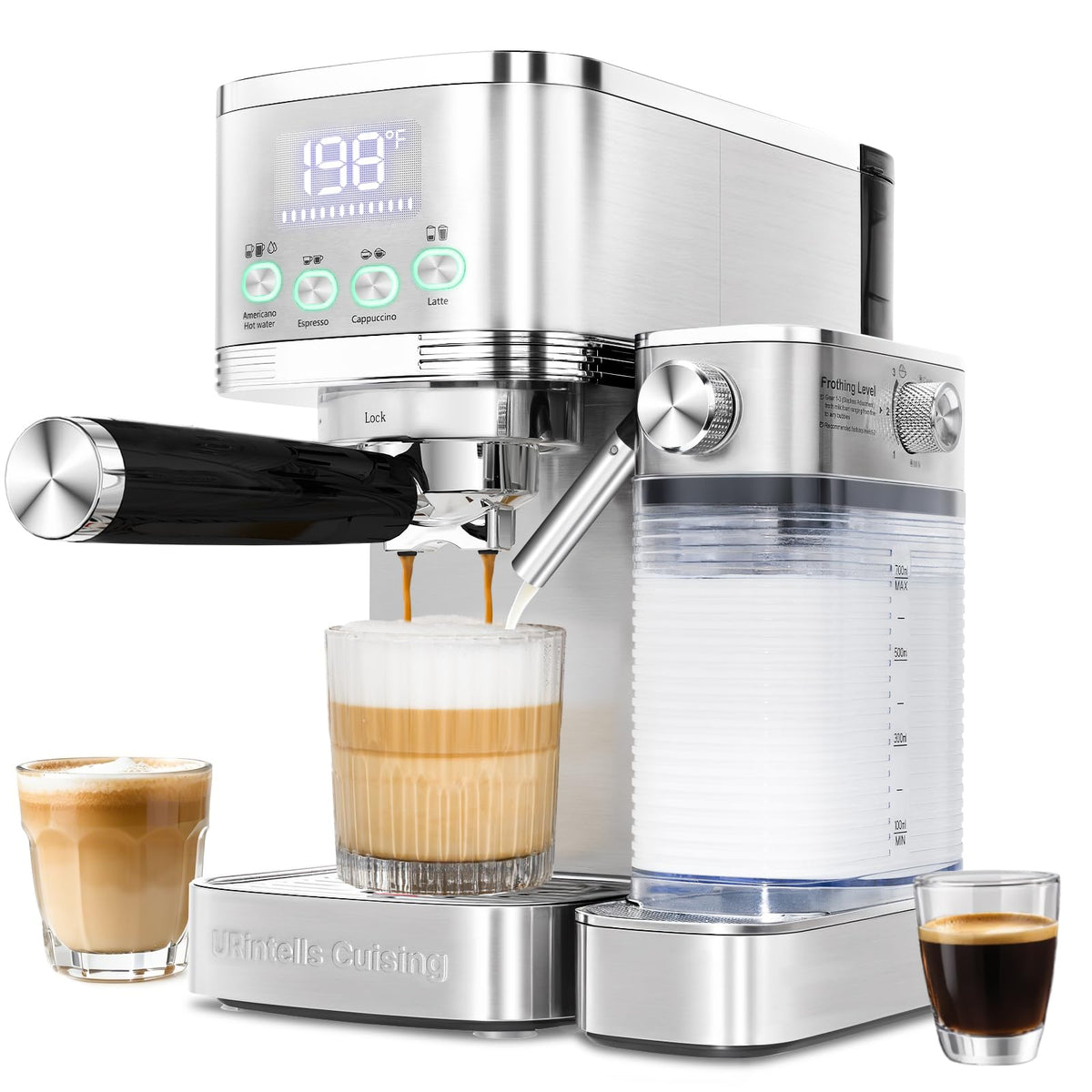 Espresso Machine with Milk System